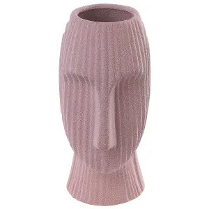 Flower Vase PALLINI Ceramic Peach Pink