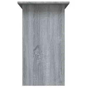 Berkfield Desk Grey Sonoma 80x45x74 cm Engineered Wood