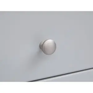 Bomporto 5 Drawer Chest of Drawers Chrome Knob