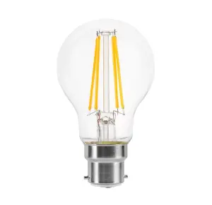 100w Equivalent LED Traditional Looking Filament Light Bulb A60 GLS B22 Bayonet 6.6w LED - Warm White - Pack of 10