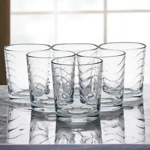 Queensway Home & Dining Height 9cm Scotch Height 9cm Scotch Whiskey Glasses Spirits Water Bourbon Glass Drinking Tumblers Gift Set