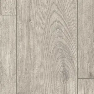 GoodHome Rowley Grey Wood effect Laminate Flooring Sample