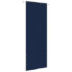 Berkfield Balcony Screen Blue 80x240 cm Oxford Fabric