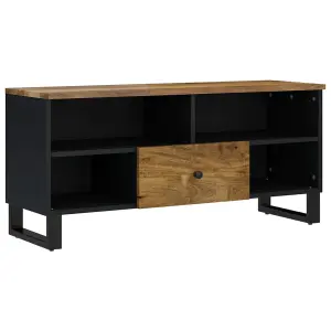 Berkfield TV Cabinet 100x33x46 cm Solid Wood Mango&Engineered Wood