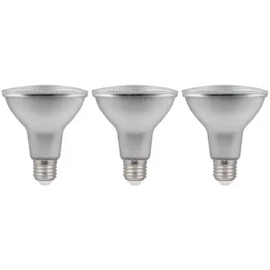 Crompton Lamps LED PAR30 Reflector 9.5W E27 Dimmable Warm White Prismatic (3 Pack)