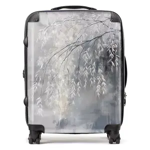 Wintery Tree Design  Suitcase - Large