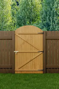 Garden Gate Pine Wooden Semi Side Opening Gate Semi Braced H 180 cm x W 105 cm