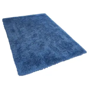 Shaggy Area Rug 160 x 230 cm Blue CIDE