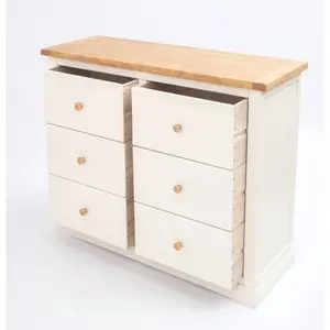 Castelli 6 Drawer Chest of Drawers Wood Knob