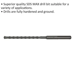 High-Performance 14 x 340mm SDS Max Drill Bit for Masonry and Construction