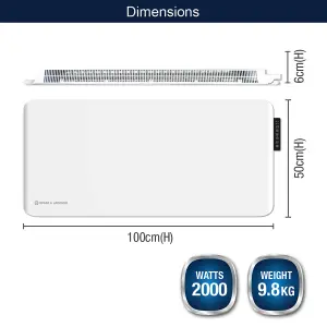 Spear & Jackson 2000W Panel Heater