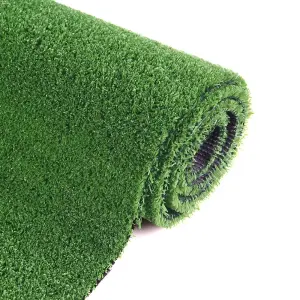 Best Artificial 10mm Grass - 1mx2m (3.3ft x 6.6ft) - 2m² Child & Pet Friendly Easy Install Turf Roll UV Stable Artificial Lawn