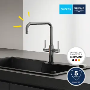 Grohe Ambi Cosmopolitan Chrome-plated Kitchen Twin lever Tap