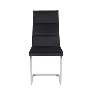 Bruno Upholstered Dining Chair Black