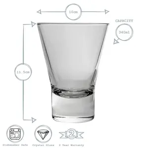 Ypsilon Water Glasses 340ml / 6