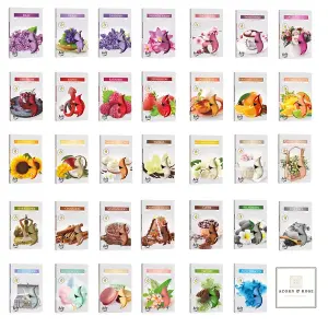 URBNLIVING Set of 18 Classic Flower Scented Tea light Candles