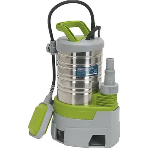 High-Performance Submersible Stainless Steel Pump for Dirty Water - 225L/Min with Automatic Cut-Out