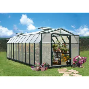 Rion Hobby Gardener 8 Ft W x 12 Ft D Greenhouse 208cm H x 266cm W x 641cm D