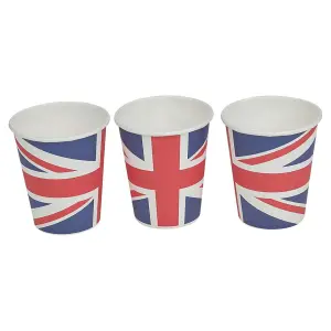 URBNLIVING 250ml 50Pcs Disposable Paper Cups Sports Drinks Tableware Party