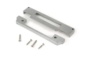 From The Anvil Satin Chrome  1/2" Rebate Kit for Euro Sash Lock