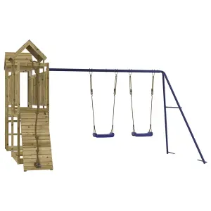 Berkfield Outdoor Playset Impregnated Wood Pine