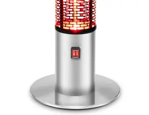 1.5kW Floor Standing Infrared Heater - Low Glare & 16 LED Colours