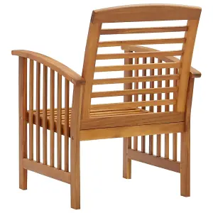 Berkfield Garden Chairs 2 pcs Solid Acacia Wood