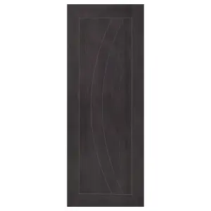 Internal Laminate Umber Grey Salerno Fire Door  - 1981 x 838 x 44mm (33")