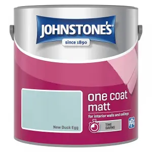 Johnstones New Duck Egg One Coat Matt Paint 2.5L