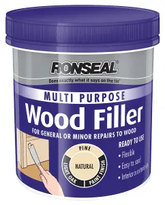 Ronseal Multi purpose Natural Ready mixed Wood Filler, 460g