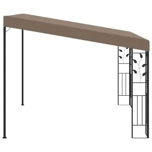 Berkfield Wall-mounted Gazebo 3x3x2.5 m Taupe