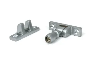 Mushroom Brighton Fastener - Narrow (Square) - Satin Chrome