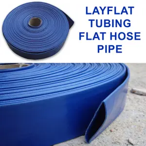 50m x 1" (25mm) layflat discharge hose for submersible pumps,hot tubs,pools drainage