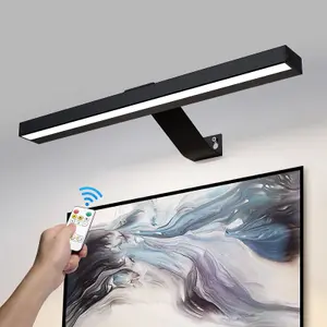 HARPER LIVING Rechargeable Picture Light Black, Magnetic Wireless Picture Lights for Frame Gallery Picture