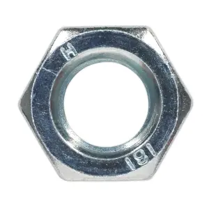 Sealey Steel Nut M14 Zinc DIN 934 Pack of 25 Pieces Metric Hex With Bag SN14