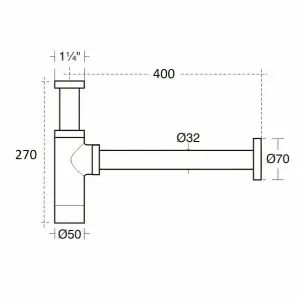 460mm Curved Wall Hung 1 Tap Hole Basin Matt Black Tap With Basin Waste & Minimalist Bottle Trap Waste