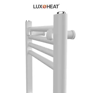 Towel Radiator Rail 1600 x 400 for Central Heating with White Finish