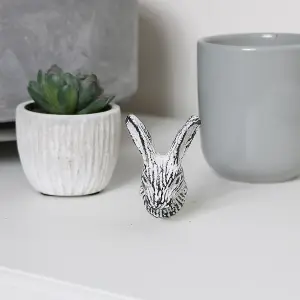 Melody Maison White Rabbit Head Drawer Knob