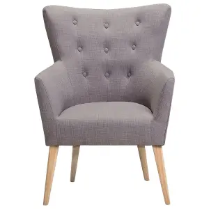 Armchair ANGEN Fabric Light Grey