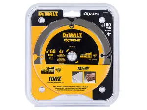 DEWALT DT1470-QZ Extreme PCD Fibre Cement Saw Blade 160 x 20mm x 4T DEWDT1470QZ