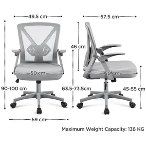 Mesh Office Chair Full Gray / Full Gray