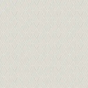 Galerie Italian Style Cream Geometric Trellis Wallpaper Roll