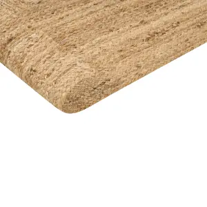 Jute Area Rug 160 x 230 cm Beige YENIKOY