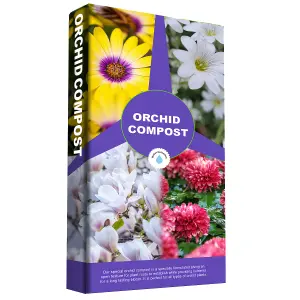 10 Litres Orchid Potting Compost Mix For Orchid Plants & Stronger Roots With Long-Blooming & Improved Water Retention