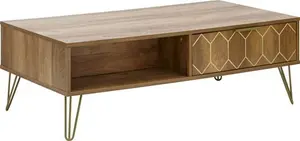 Oak World Kentwood Mango Coffee Table | Self Assembly