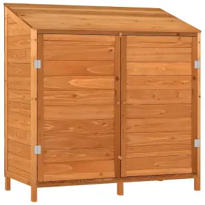 Berkfield Garden Shed Brown 102x52x112 cm Solid Wood Fir