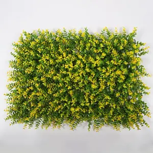 Artificial Plant Wall Panel Decoration Artificial Hedges Panels Leaf Lawn Wall Plant Greenery Panels for Indoor or Outdoor