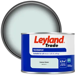 Leyland Trade Vinyl Matt Walls & Ceilings Emulsion Paint Cameo Green (PPG1147-1) 350ml Tester