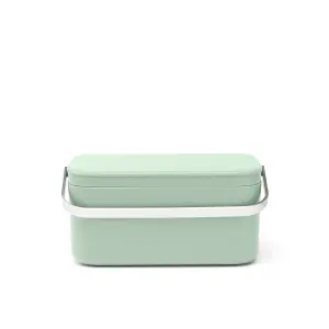 Brabantia Jade green Aluminium effect Compost caddy