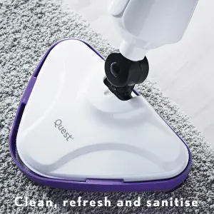 Quest Electric Steam Mop with Microfibre Brush Head